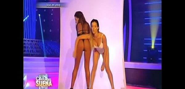  Florencia Peña y Rocío Guirao Díaz haciendo Booty de Jennifer López